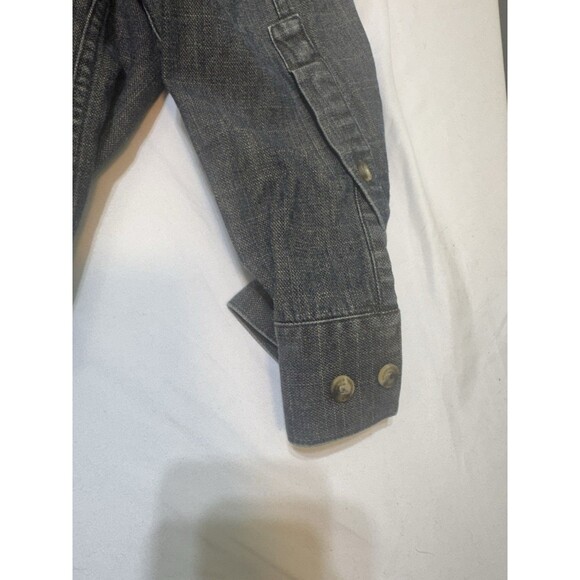 Vtg. BROWNING Super Naturals Sz. XL Men Blue Denim Button Shirt DEER EMBROIDERED - Picture 7 of 8